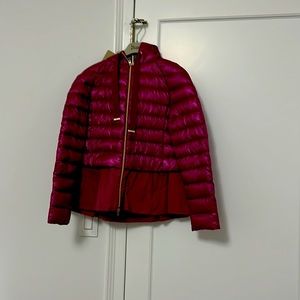 NWT Herno rasebeeery long sleeve, short coat with skirt